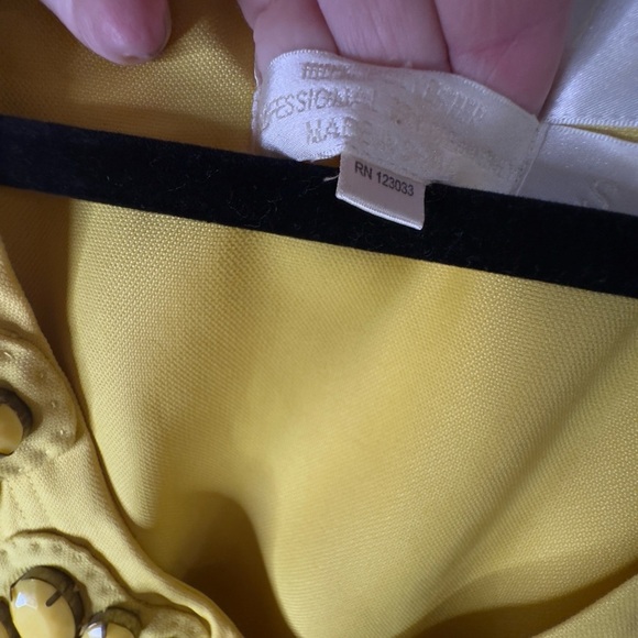 EUC KARTA Yellow Dress Size Small - Picture 5 of 8